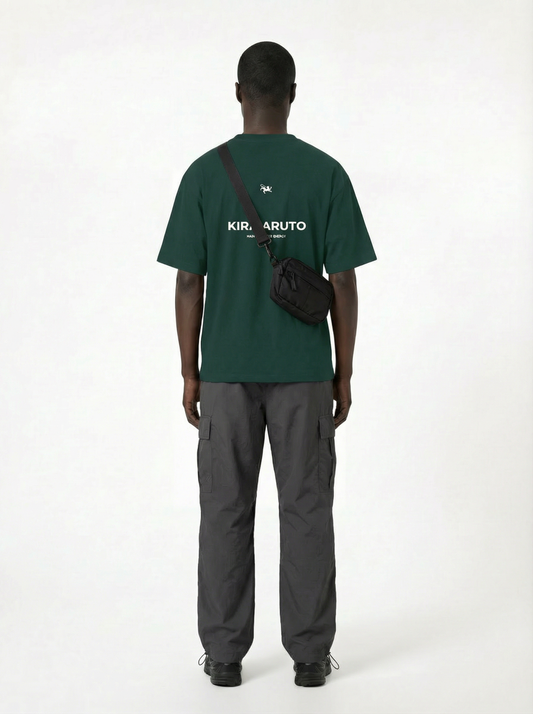 Signature Soft Boxy Tee - Bottle Green