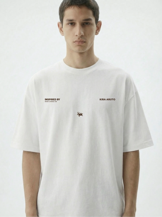 Main Character Soft Boxy Tee - White