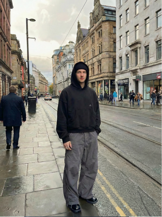 The Original Boxy Hoodie - Black