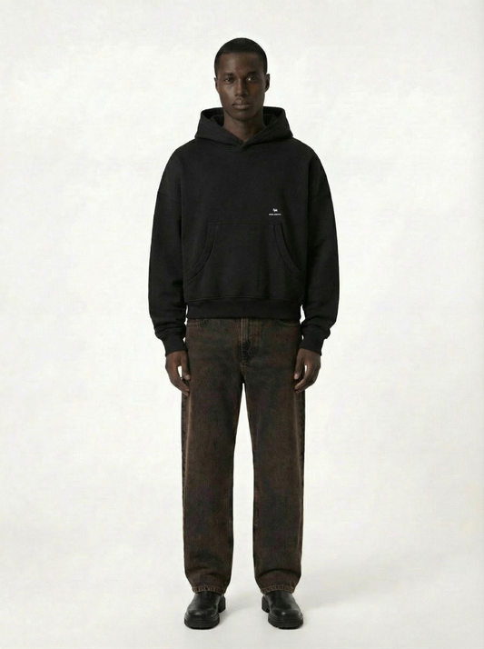 The Original Boxy Hoodie - Black