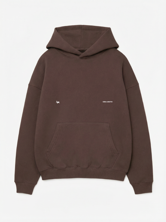 Effective one Boxy Hoodie - Chocolate