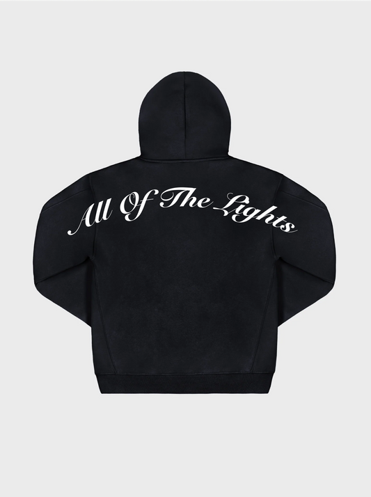 All Of The Lights Boxy Hoodie - Black