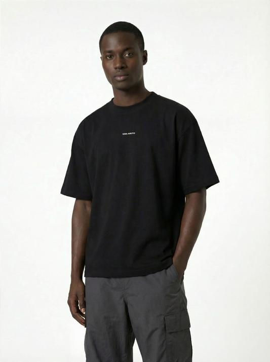 Signature Soft Boxy Tee - Black