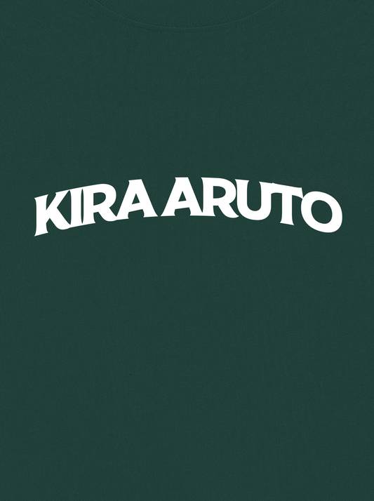 Arched Soft Boxy Tee - Bottle Green