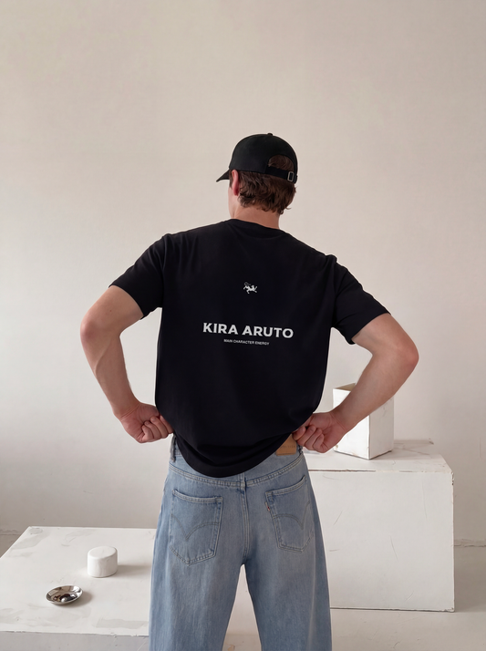 Signature Soft Boxy Tee - Black