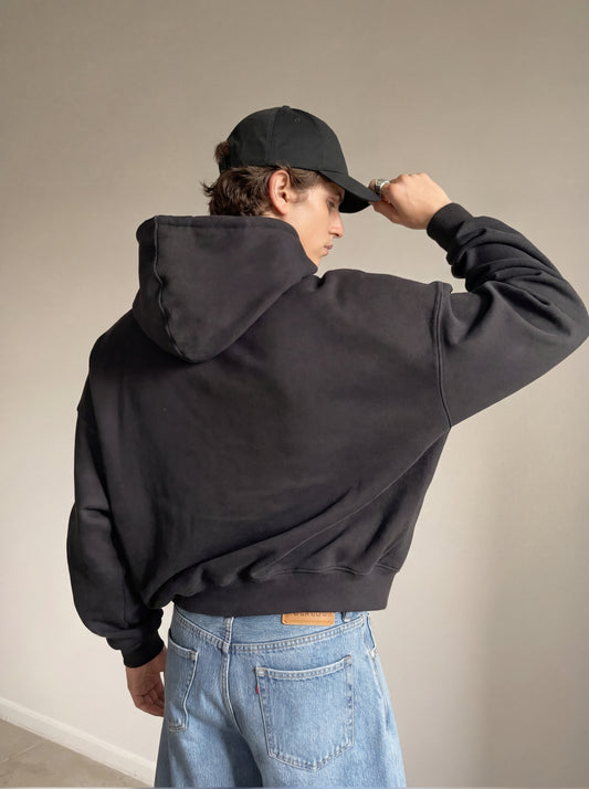 The Original Boxy Hoodie - Black