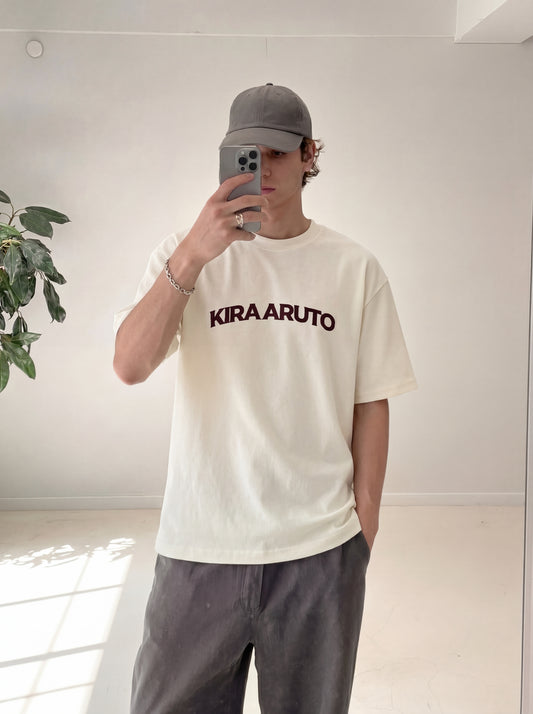 Arched Soft Boxy Tee - Cream