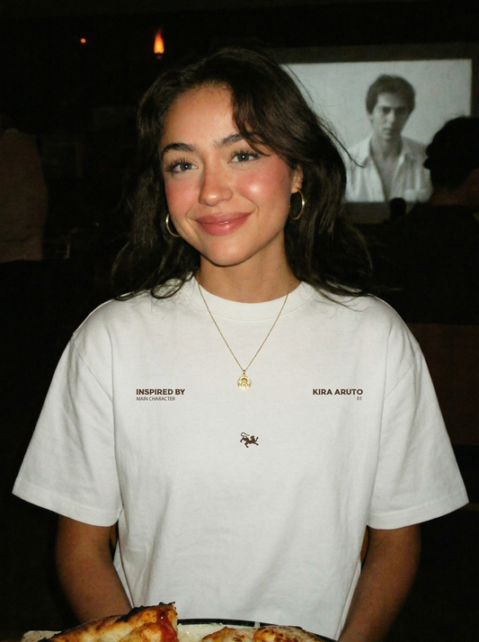 Main Character Soft Boxy Tee - White