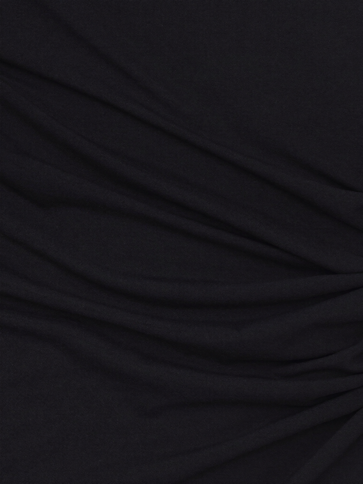 Short Sleeve Wrap Top - Black